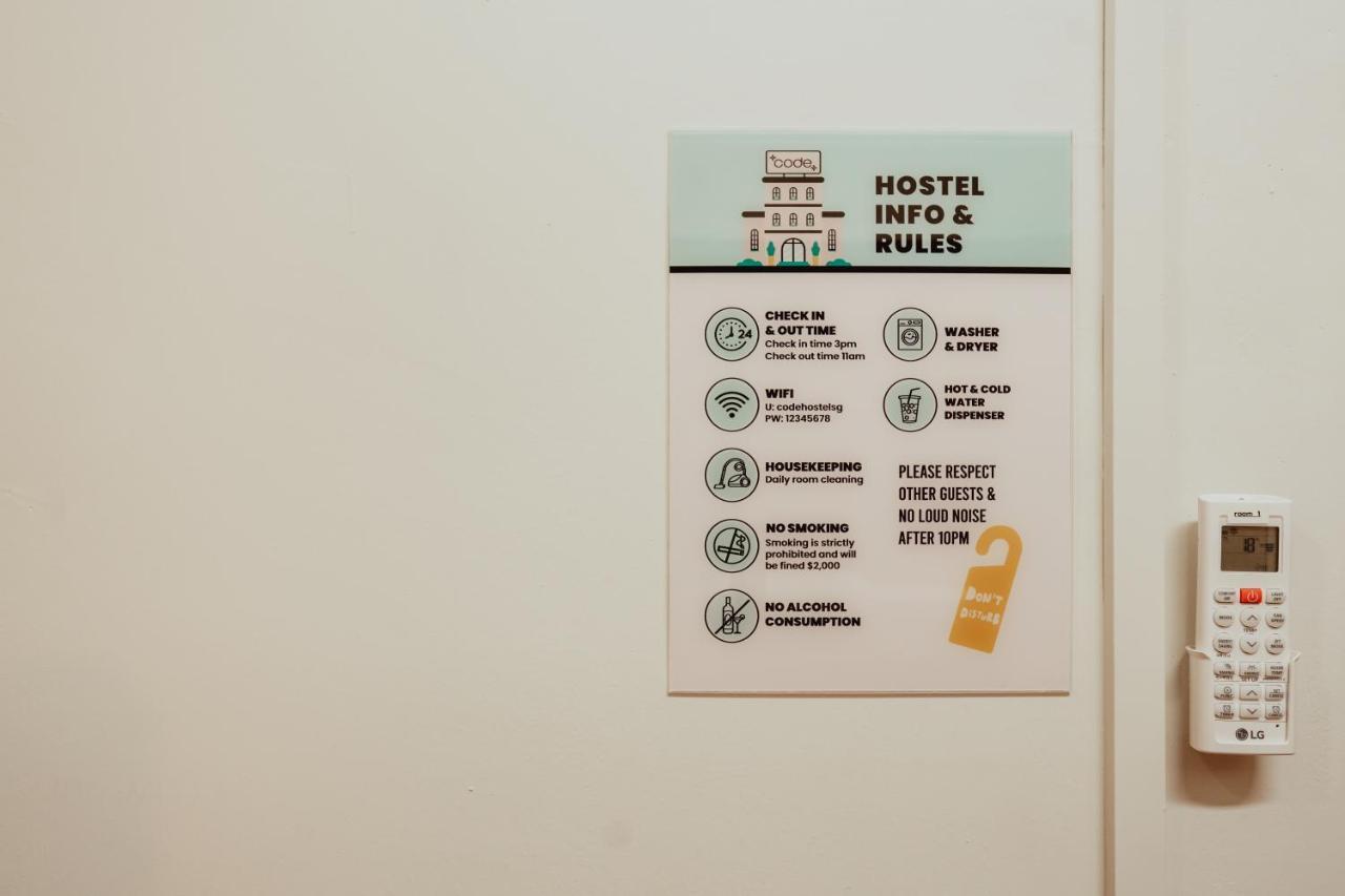 Code Hostel At Lavender Singapore Exterior photo